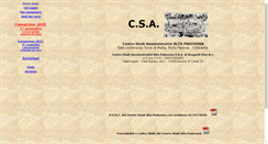 Desktop Screenshot of centrostudialtapadovana.it