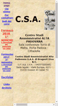 Mobile Screenshot of centrostudialtapadovana.it